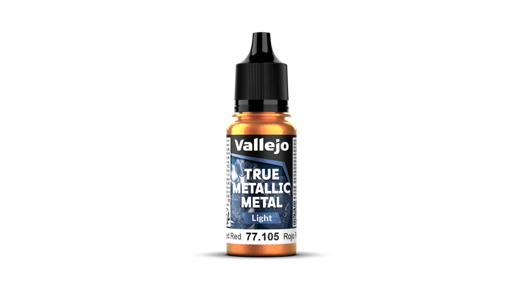 [VAL 77105] Vallejo : Forged Red [77105] (18ml) │ True Metalic Metal