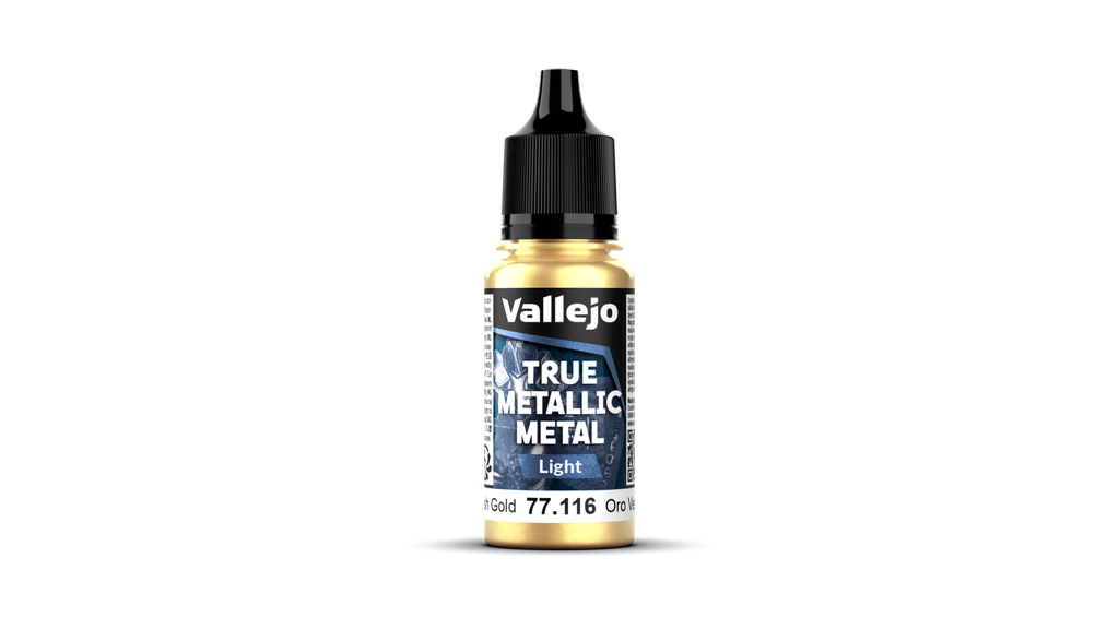 Vallejo : Greenish Gold [77116] (18ml) │ True Metallic Metal
