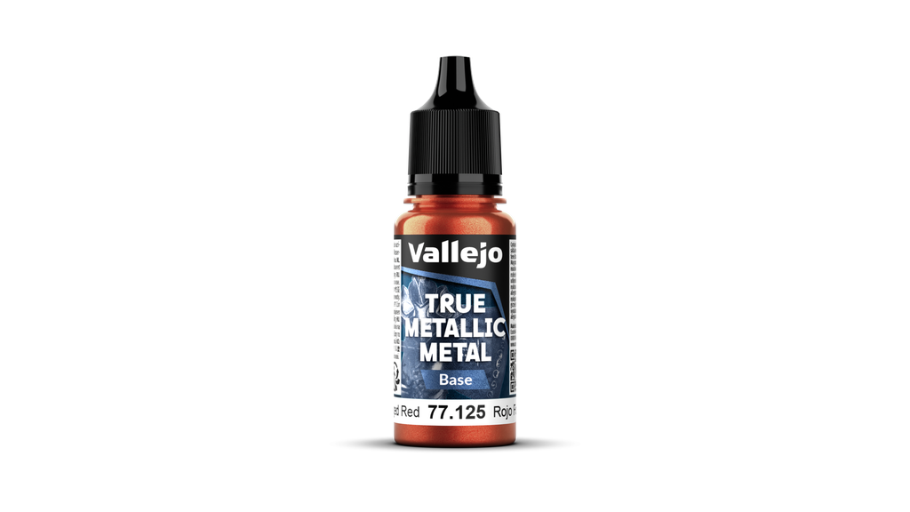 [VAL 77125] Vallejo : Forged Red [77125] (18ml) │ True Metalic Metal