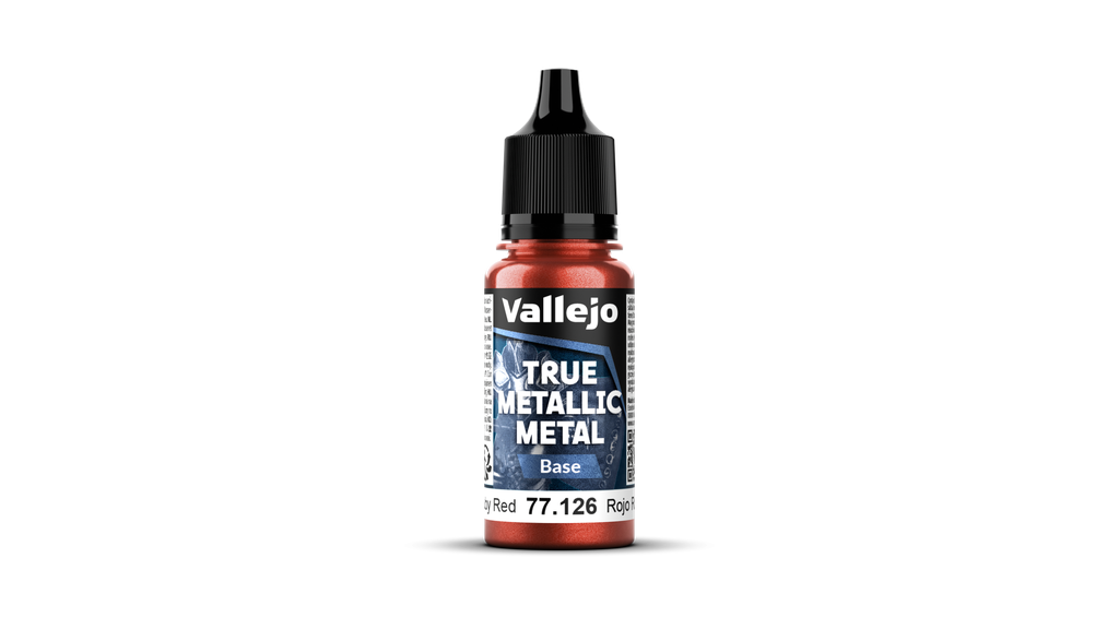 Vallejo : Ruby Red [77126] (18ml) │ True Metalic Metal