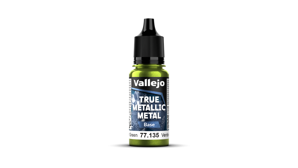 Vallejo : Amber Green [77135] (18ml) │ True Metallic Metal