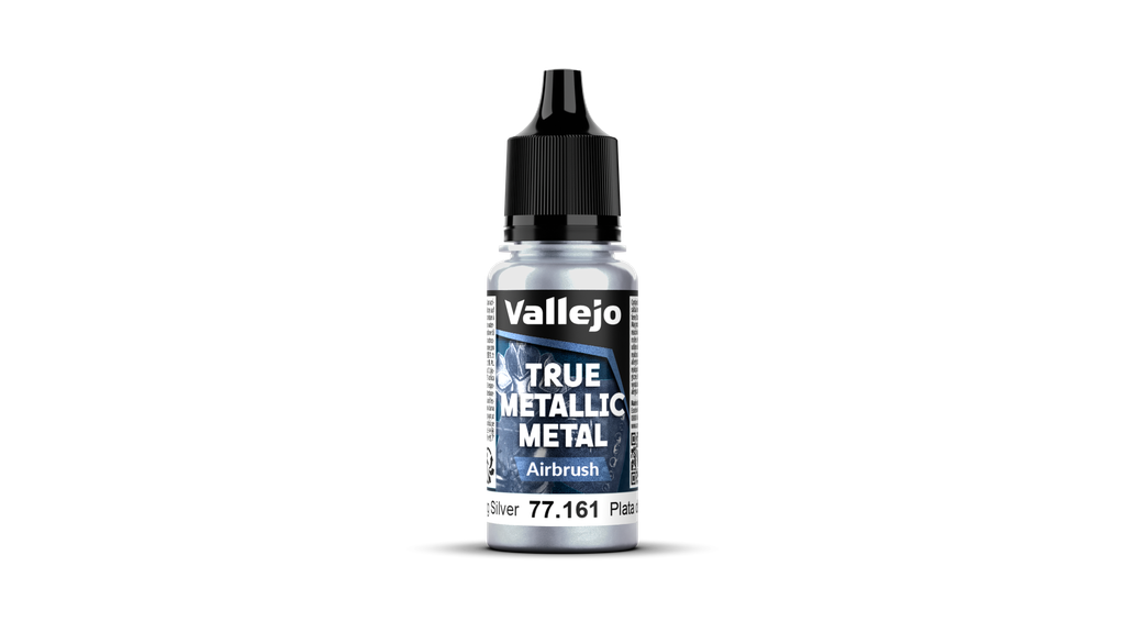 Vallejo : Sterling Silver [77161] (18ml) │ True Metallic Metal