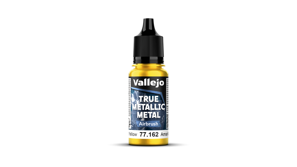 [VAL 77162] Vallejo : Radiant Yellow [77162] (18ml) │ True Metallic Metal