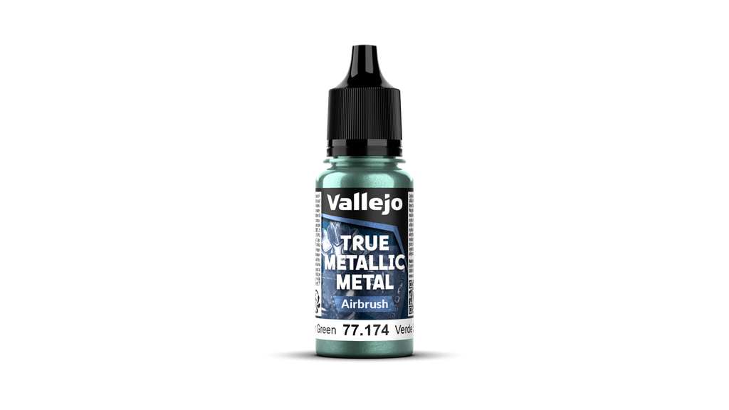 [VAL 77174] Vallejo : Dusken Green [77174] (18ml) │ True Metallic Metal