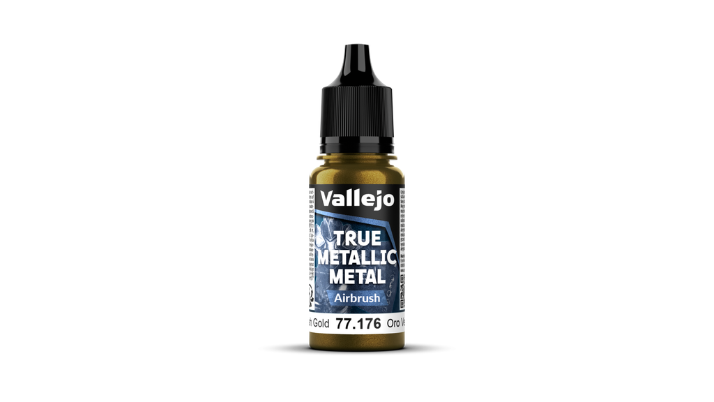Vallejo : Greenish Gold [77176] (18ml) │ True Metallic Metal