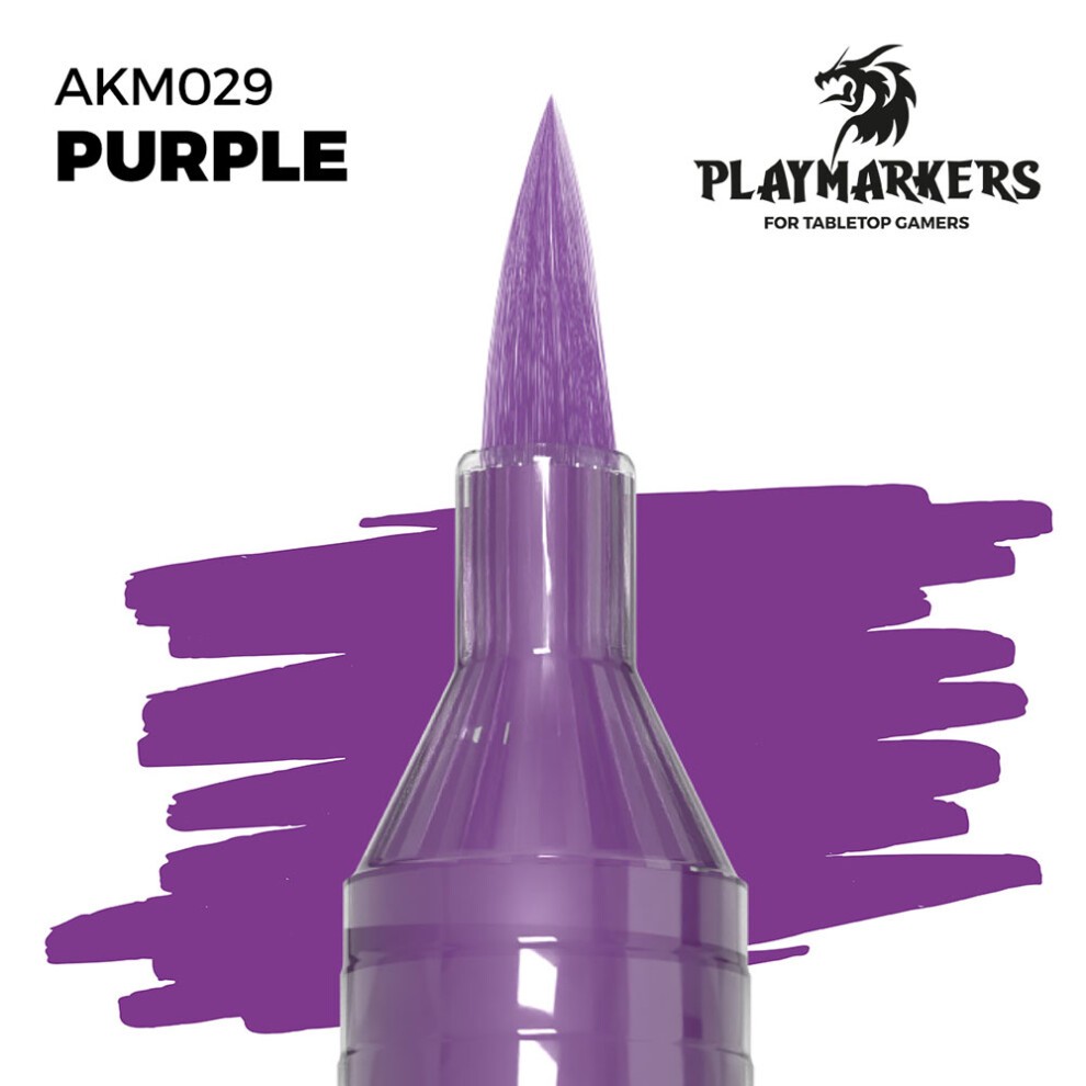 Ak : Playmarkers "Purple" │ Acrylic Paint Marker