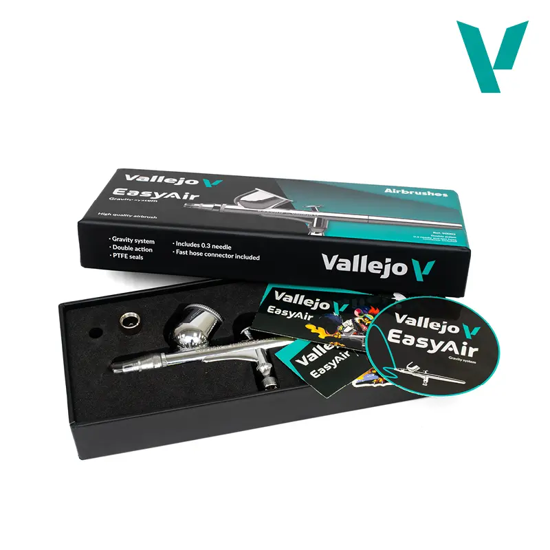 Vallejo : Aérographe Easy Air Gravity System 