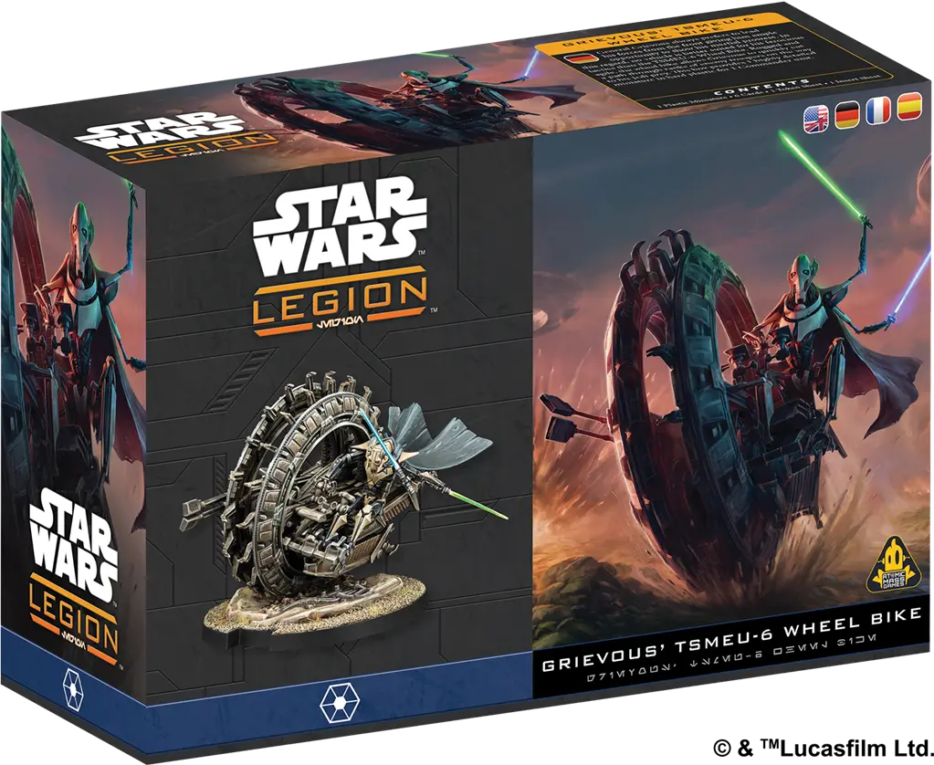 [AMG SWQ31] Alliance Séparatiste : Grievous' TSMEU-6 Wheel Bike [Multi-Langue] │ Star Wars LEGION