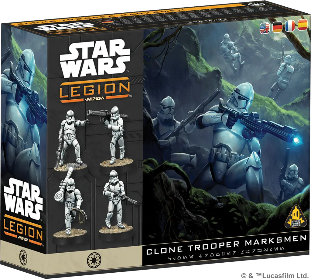 [AMG SWQ23ML] Galactic Republic: Clone Trooper Marksmen [Multi-Language] │ Star Wars LEGION