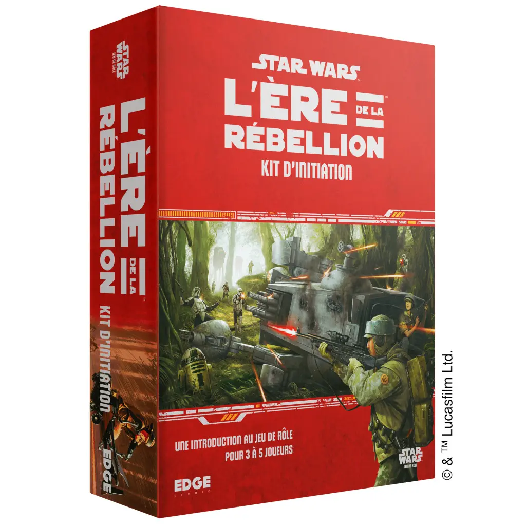 [EDG ESSWA01FR] Star Wars Le Jeu de rôle : Kit d'initiation "L'Ere de la Rébellion"