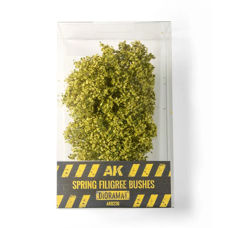 [AK AK8236] Ak Interactive : SPRING FILIGREE BUSHES (1:35 / 1:48 / 54mm / 75mm / 90mm)