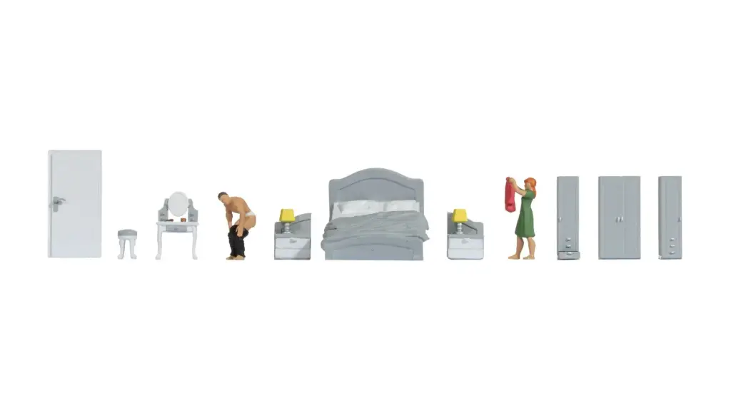 Noch : Figurines Chambre à Coucher