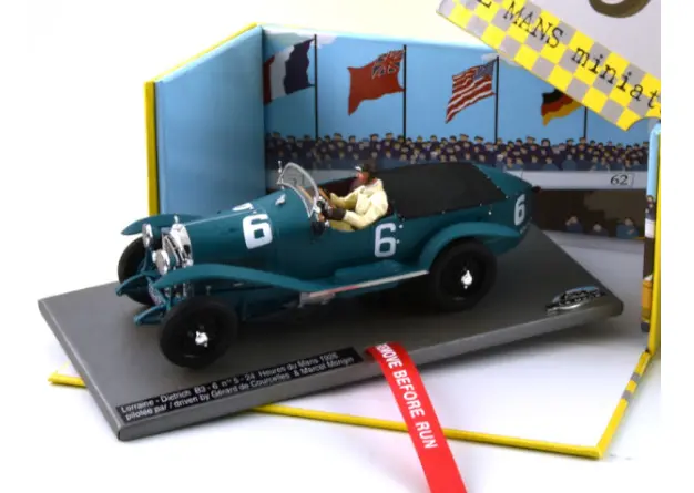 Le Mans Miniature : Lorraine Dietrich B3-6 n°6 Winner Le Mans 1926 Robert Bloch & André Rossignol