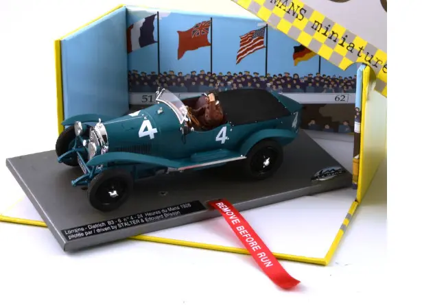 Le Mans Miniature : Lorraine Dietrich n°4 3° Le Mans 1926 Gérard de Courcelles & Marcel Mongin (copie)