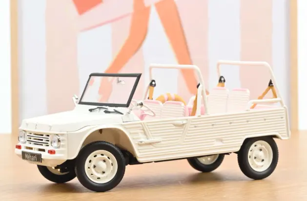 Norev : Citroën Mehari 2023 │ Eden Sorbet White & Pink  [1/18]