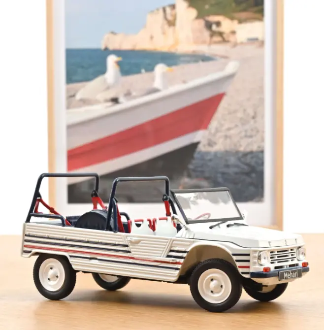 Norev : Citroën Mehari │ 2016 - Blue & White & Red [1/18]