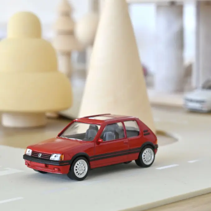 Norev : Peugeot 205 GTi │ 1986 Vallejunga Red Jet-car  [1/43]