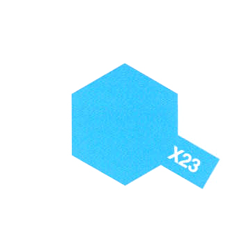 [TYA 81523] Tamiya : X23 - Bleu Trans (10ml) │ Acrylique Color