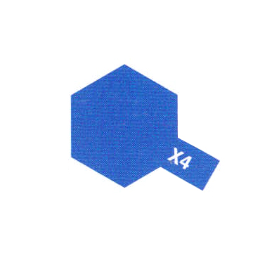 Tamiya : X4 - Bleu Brillant (10ml) │ Acrylique Color