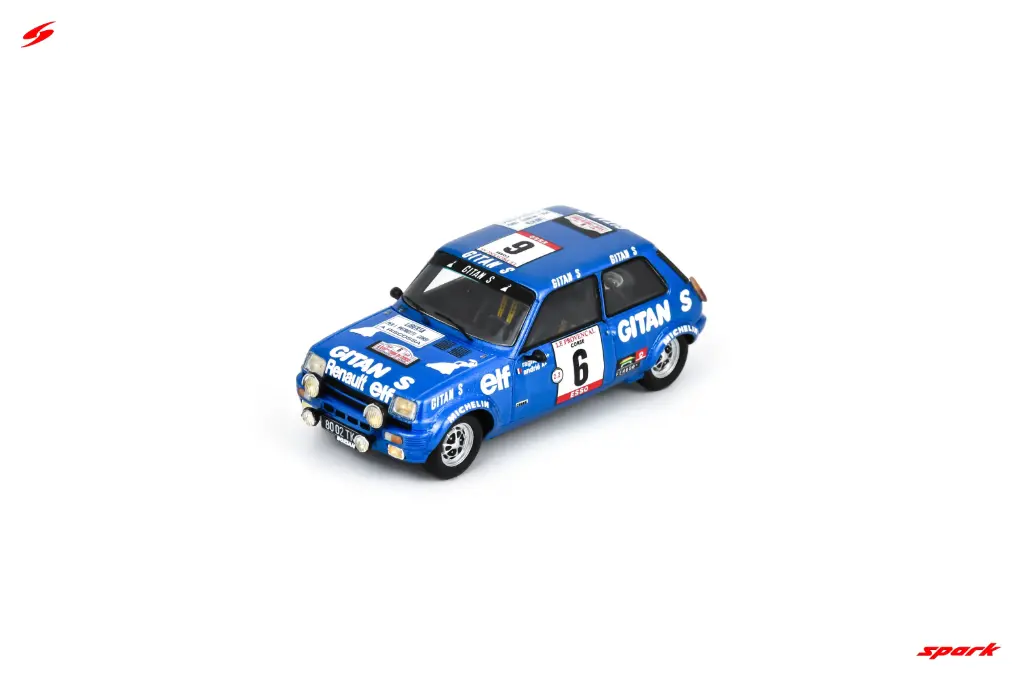 [SPK S6032] Spark : Renault 5 Alpine │ No.6 Gr2 2nd Tour de Corse 1979 J. Ragnotti - Andrie [1/43]