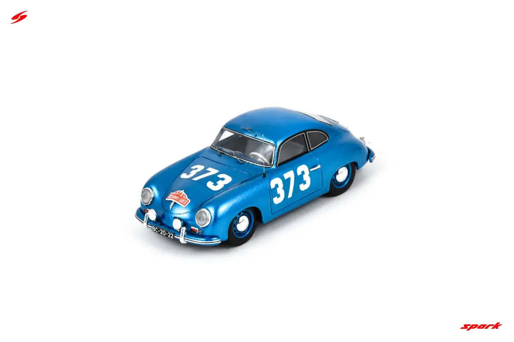 [SPK S6140] Spark : Porsche 356 1500 │ No.373 Rally Monte Carlo 1955 A. Graça - F. Nogueira [1/43]