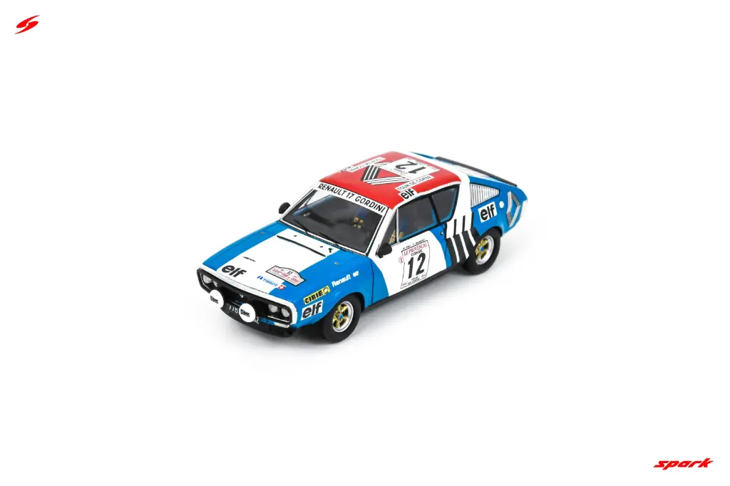 [SPK S6190] Spark : Renault 17 │ No.12 8th Tour de Corse 1974 J-F. Piot - F. Jaubert