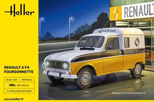 Heller : Renault 4F4 Fourgonnette (1/24)