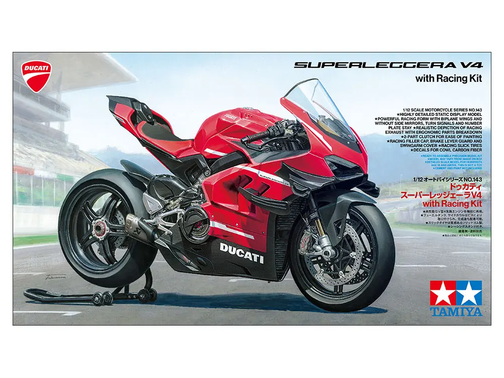 Tamiya : Ducati Superleggera V4 with Racing Kit