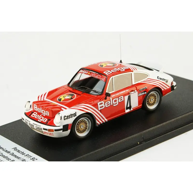 [TRF DSN331] Trofeu : Porsche 911 SC │ No.4 Winner Rallye du Condroz 1980 Jean-Louis Dumont - Robert Rorife