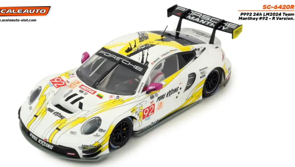 Scaleauto : Porsche 992 GT3 n°92 Le Mans "R Chassis"