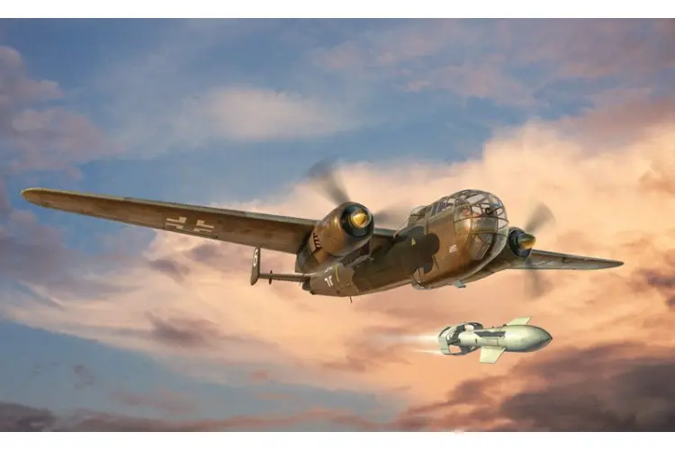 [ITA 1488] Italeri : Dornier DO217 K-1/K2 With Fritz X Guided Bombs