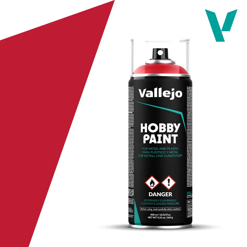 [VAL 28023] Vallejo : Spray Acrylique "Bloody Red" (400ml)