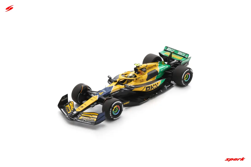 Spark : McLaren Formula 1 Team MCL38 No.4 4th Monaco GP 2024 Lando Norris [1/18]