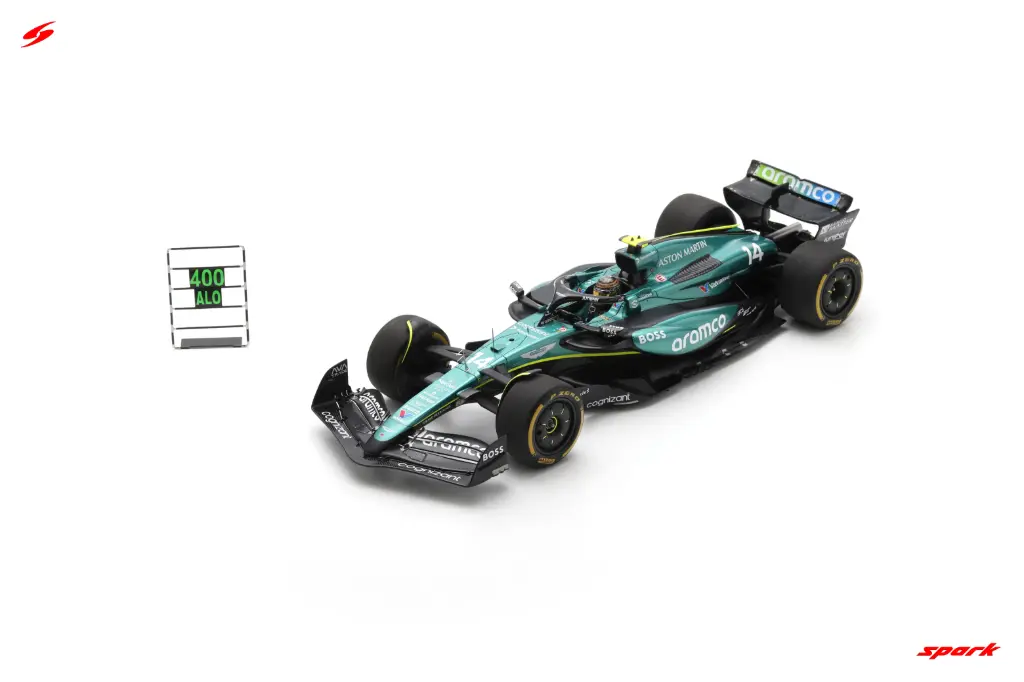 Spark : Aston Martin AMR24 Aston Martin Aramco F1 Team No.14 Mexican GP 2024 Fernando Alonso [1/18]