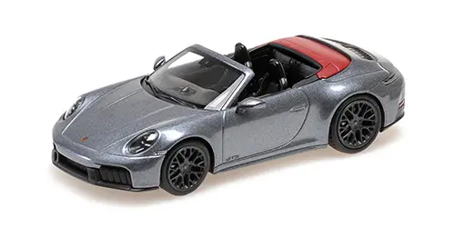 Minichamps : Porsche 992 Carrera GTS cabrio Gris Métal 2025 [1/43]
