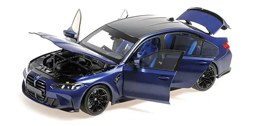 Minichamps : BMW M3 2024 Matt Blue Métal [1/18]
