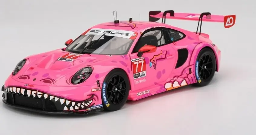Top Speed : Porsche 911 GT3 r n°77 AO Racing 2024 Imsa Road Americana  [1/18]