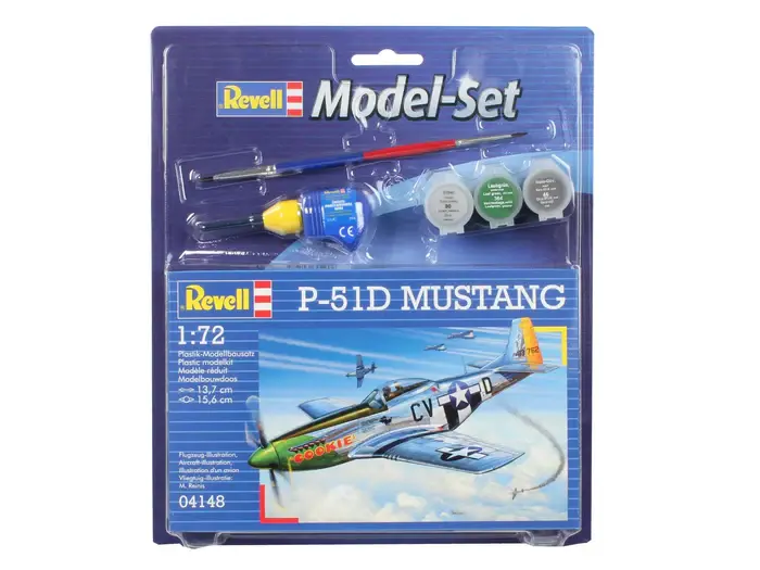 [REV 64148] Revell : Set modèle P-51D Mustang