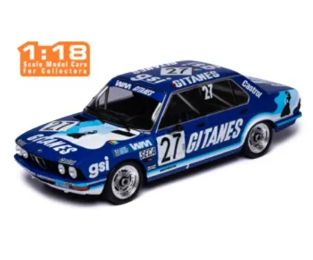 [IXM 18RMC183B] Ixo Models : BMW 528i (E28) │ No.27 A.Cudini - H.Regout - A.Peltier 24 Hours SPA 1982 [1/18]