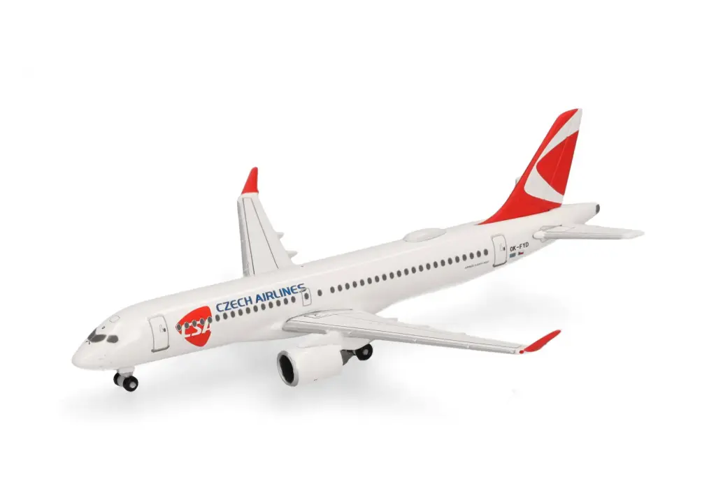 [HER 538640] Herpa : CSA Czech Airlines Airbus A220-300 – OK-FYD 