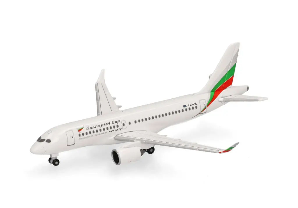 Herpa : Bulgaria Air Airbus A220-100 – LZ-VIE 