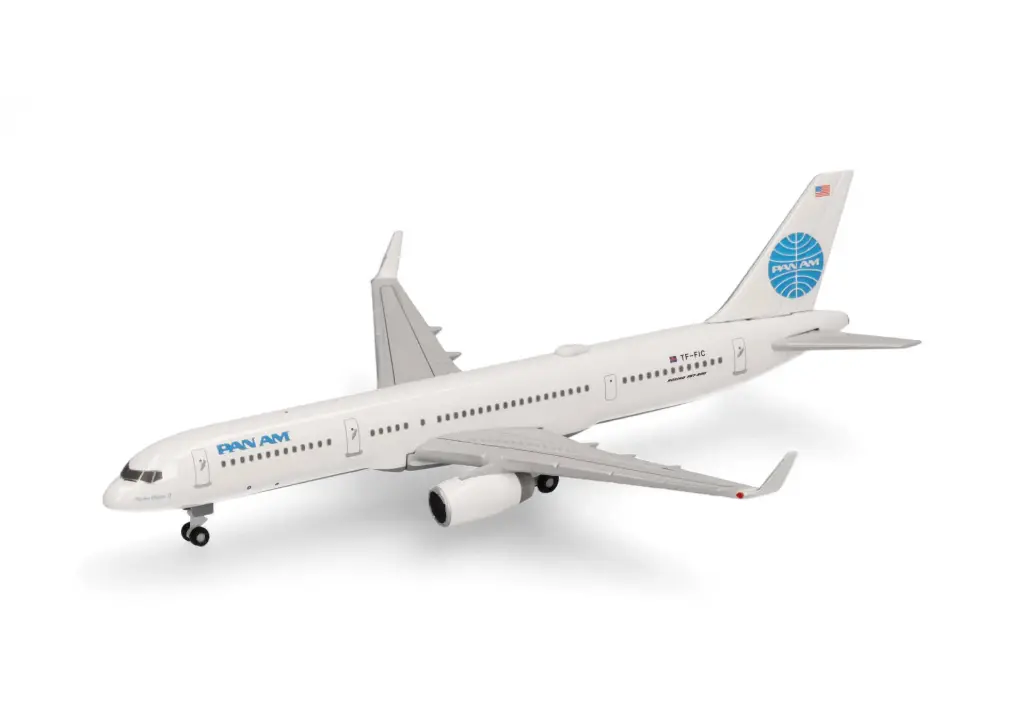 [HER 538602] Herpa : Pan Am Boeing 757-200 "Tracing the Transatlantic" │ TF-FIC 