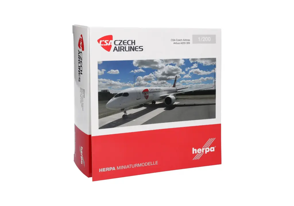 [HER 573740] Herpa : CSA Czech Airlines Airbus A220-300 │ OK-FYD  [1/200]