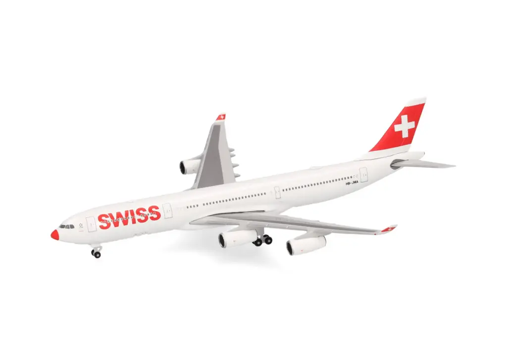 [HER 538183] Herpa : Swiss International Air Lines Airbus A340-300  [1/500]