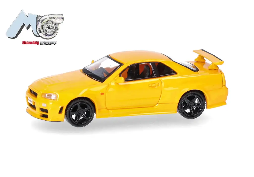 MicroCity : Nissan GTR 34 │ Jaune 