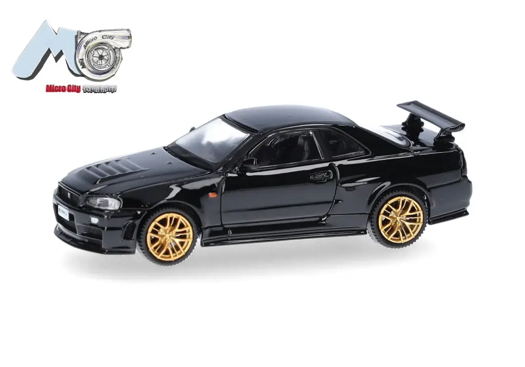 MicroCity : Nissan GTR 34 │ Black 
