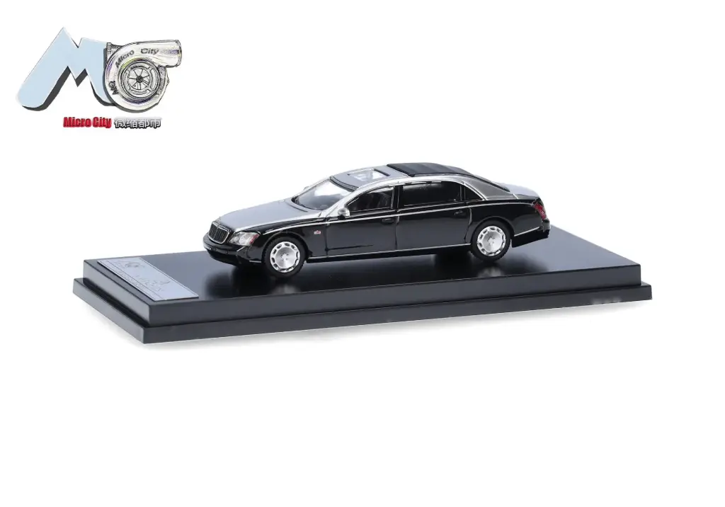 MicroCity : Maybach 62S │ Black/Silver - 2002-2013 [1/87]