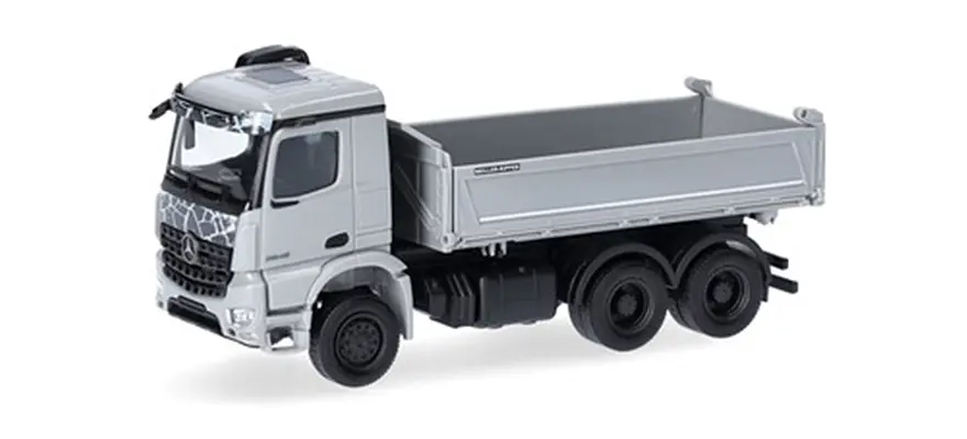 Herpa : Mercedes Benz Arocs M Dreiseiten-Kipper "Mercedes-Benz Trucks/Arocs Extent"