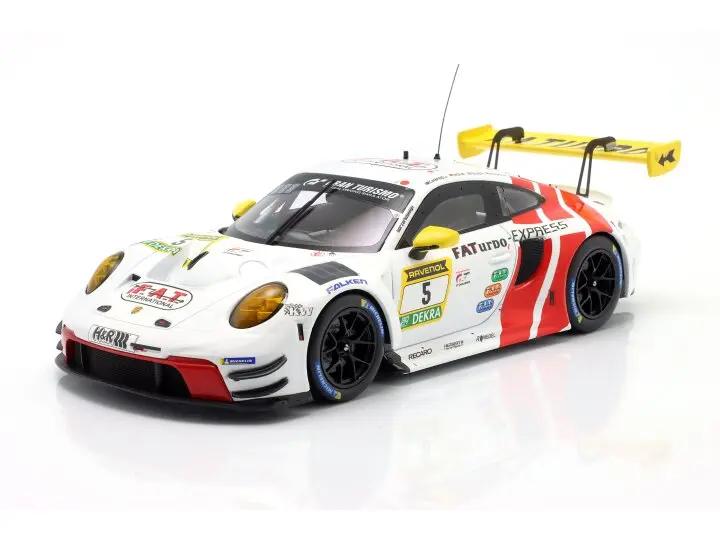 IXO Models : Porsche 911 GT3 R │ No.5 24h Nürburgring 2024 Herberth Motorsport FAT Turbo 