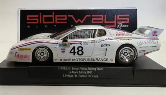 Sideways : Ferrari 512BB/LM Simon Philipps LE Mans 1981 Phillips-Salmon-Earle